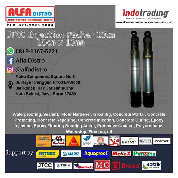 JTCC Packer Injection - Concrete Gap Filler Injection Pump Tool