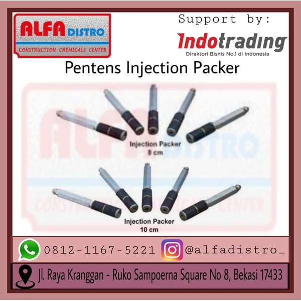  Alat Pompa Injeksi Packer Pentens Injection Packer Pengisi Celah Beton