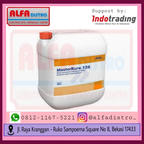MasterKure 128 - Curing Compound Polymer Concrete Glue