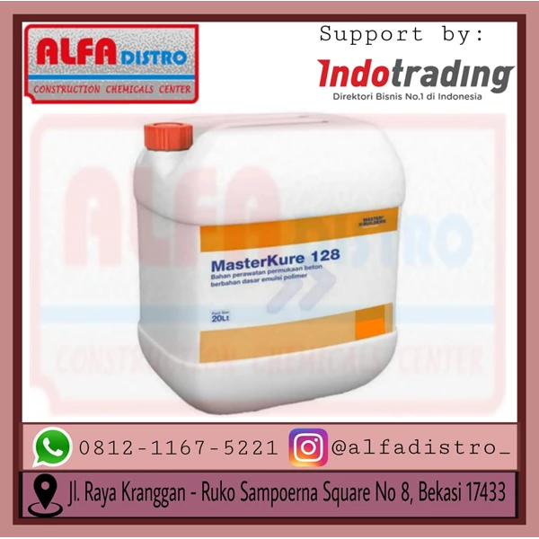 MasterKure 128 - Curing Compound Polymer Concrete Glue
