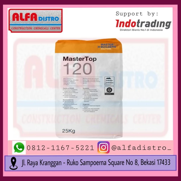 MasterTop 120 Semen Mineral Dry Shake Floor Hardeners - Natural aggregate surface hardener