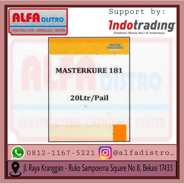 Masterkure 181 - Curing Compound Polymer Concrete Glue 
