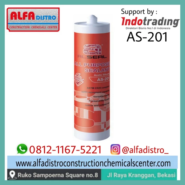 Al Seal AS 201 All Purpose Sealant - Silicone Sealant