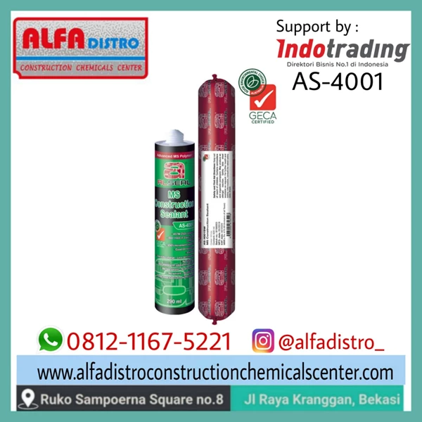 Al Seal AS 4001 - MS Polymer Sealant and Adhesive