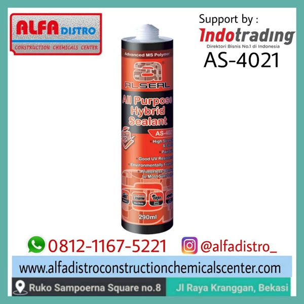 Al Seal AS 4021 - All Purpose Hybrid Sealant - MS Polymer Sealant dan Perekat