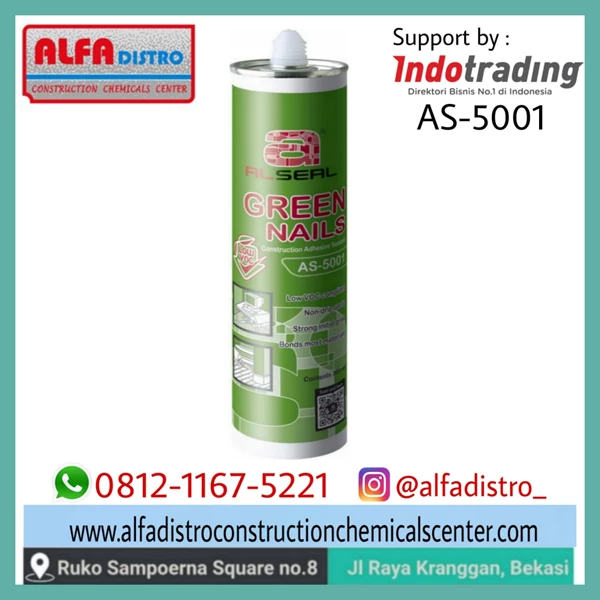 Al Seal AS 5001 Green Nails - Sealant Perekat Konstruksi