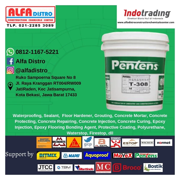 Pentens T 308 - Waterproofing Materials