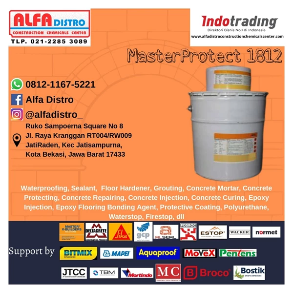 Master Builders Solutions MasterProtect 1812 Protective Coating Bahan Kimia Bangunan