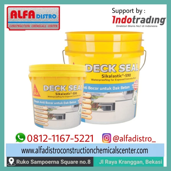 SikaLastic 590 Deck Seal - Liquid Waterproofing Material
