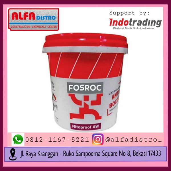 Fosroc Nitoproof AW - Bahan Waterproofing Akrilik