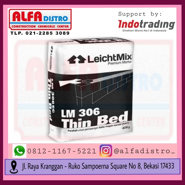 Broco LM 306 Thin Bed adhesives for aerated lightweight brick installation (AAC)
