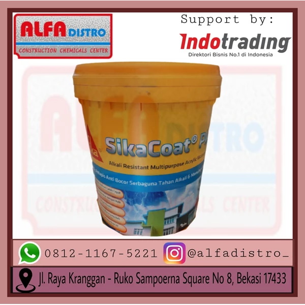 SikaCoat Plus - Liquid Acrylic Bahan Waterproofing