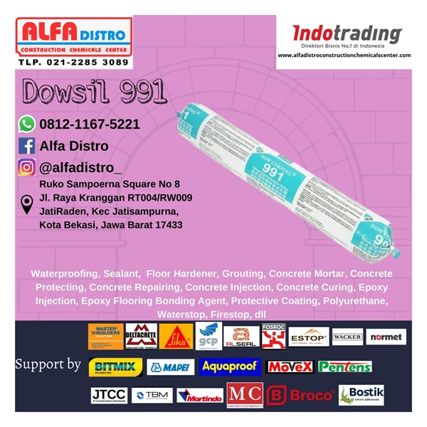 DOWSIL 991 Silicone High Performance Sealant