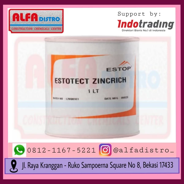 Estop Estotect Zincrich – Coating Protection - Single Component Bahan Epoxy Zinc Primer