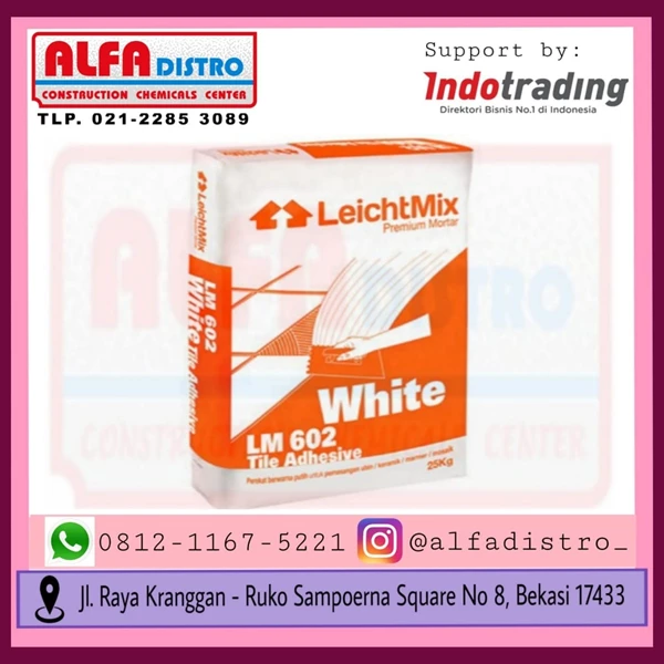 Broco LM 602 –  Semen White Tile Adhesive