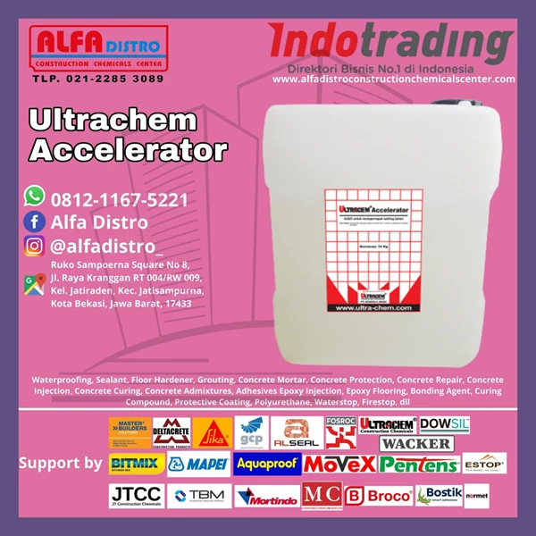 Ultrachem Accelerator – Additive to speed up the setting of concrete